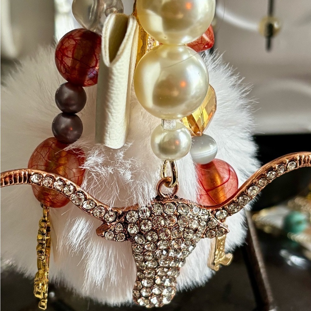 Unique, one-of-a-kind, boho-chic, bag backpack purse charm western style - Picture 5 of 9